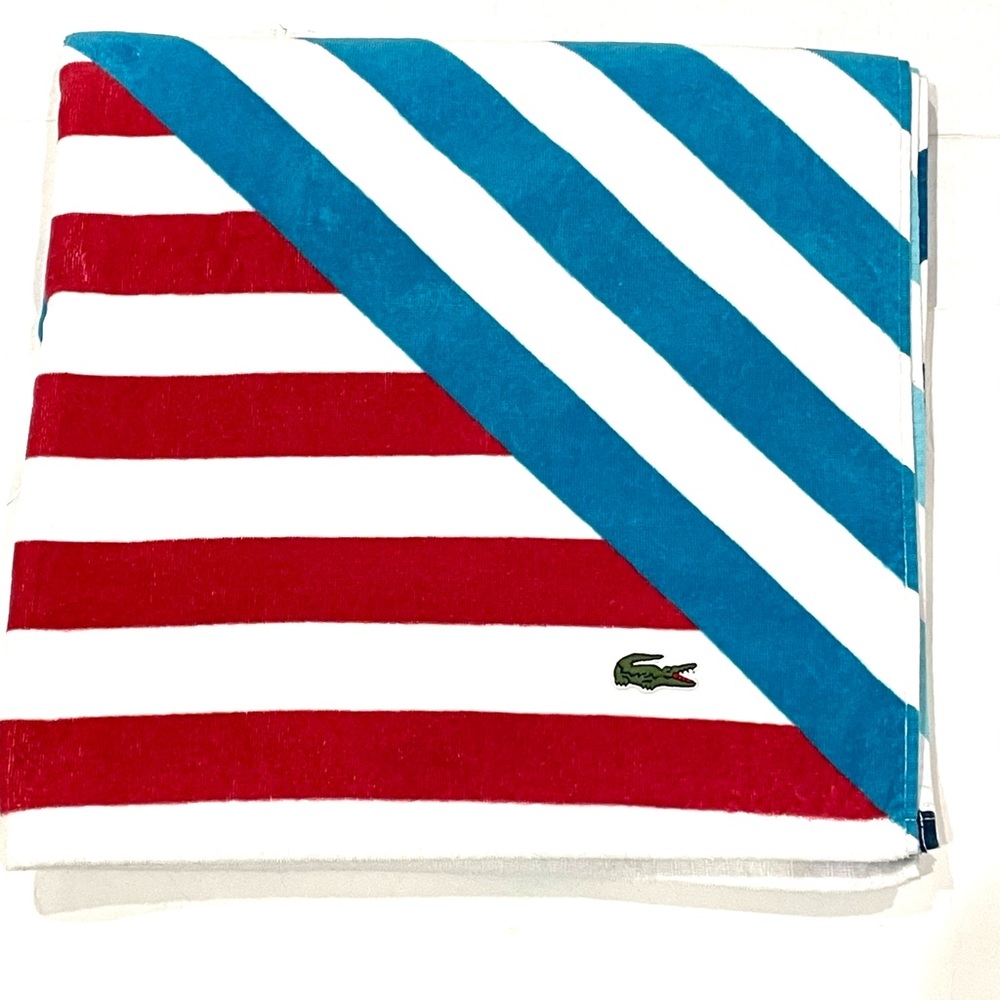 LACOSTE Beach Cotton Towel